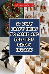 10 Easy Craft Ideas to Make and Sell for Extra Income