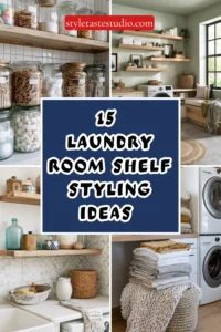 15 Laundry Room Shelf Styling Ideas That Look Intentional