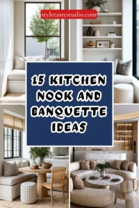 15 Cozy Kitchen Nook and Banquette Ideas for Fall