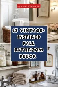 13 Vintage-Inspired Fall Bathroom Decor Finds Worth Seeking Out