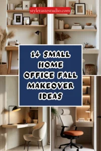14 Small Home Office Fall Makeover Ideas
