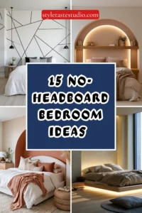 15 No-Headboard Bedroom Ideas That Still Look Intentional