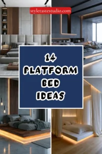 14 Platform Bed Ideas for a Low Modern Bedroom Look