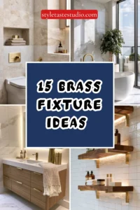 15 Brass Fixture Ideas That Instantly Elevate a Bathroom