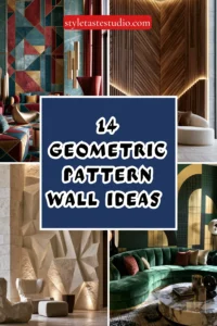 14 Geometric Pattern Wall Ideas for a Bold Maximalist Room