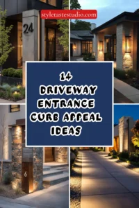 14 Driveway Entrance Curb Appeal Ideas