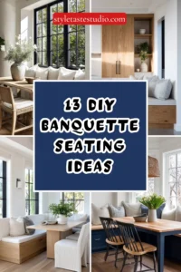 13 DIY Banquette Seating Ideas