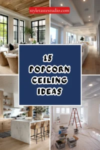 15 Popcorn Ceiling Ideas