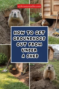 How to Get Groundhogs Out From Under a Shed