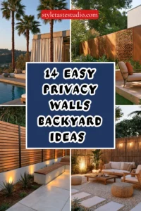 14 Easy Privacy Walls Backyard Ideas Anyone Can Pull Off