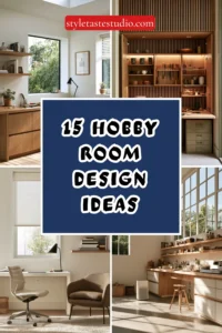 15 Hobby Room Design Ideas