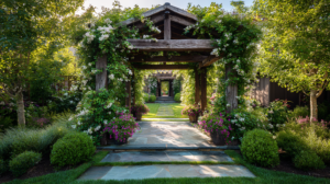 12 Garden Arbor Ideas for a Romantic Entrance
